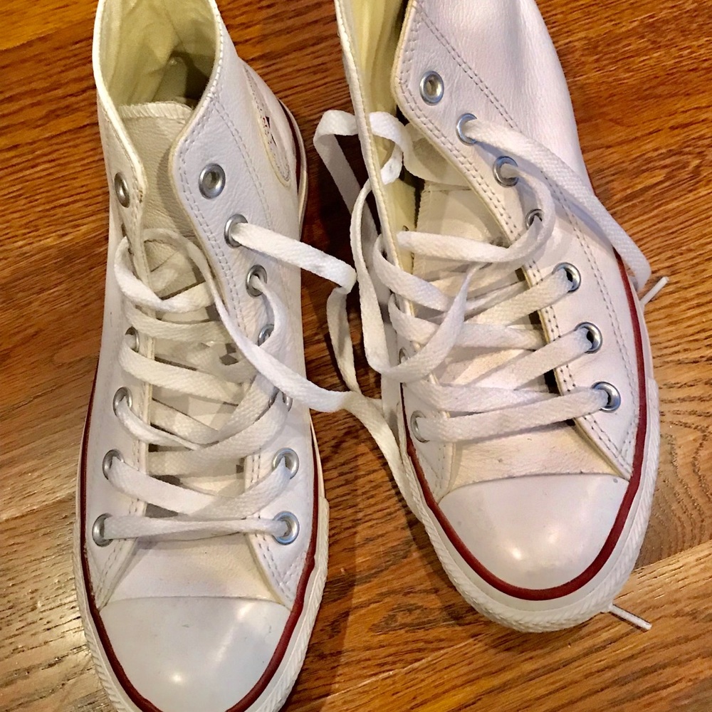 Leather Converse